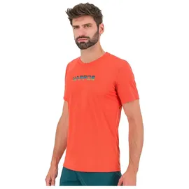 Karpos Loma Kurzarm-t-shirt - Paprika / Sea Spray - 2XL