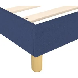 vidaXL Boxspringbettgestell 90 x 200 cm Blau