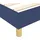 vidaXL Boxspringbettgestell 90 x 200 cm Blau