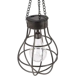 PROGARDEN Solar-Hängelampe Metall mit 10 LEDs