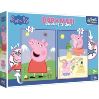 Trefl Peppa Pig Baby Maxi Puzzle 2x10 Teile Malvorlage