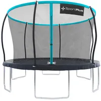 SportPlus Trampolin Outdoor 305 cm & 366 cm, mit Außenstangen, Innennetz & Randabdeckung, stabile Rahmenkonstruktion, Gartentrampolin für Kinder & Erwachsene – Trampolin XXL