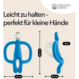 MATCHSTICK MONKEY Beißring Affe Blau