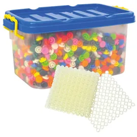 Eduplay Knopf-Mosaik Spielzeug Set) 1010 Stück mehrfarbig,