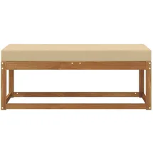 vidaXL Hocker Bank 115 x 43 x 37 cm Beige