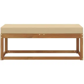 vidaXL Hocker Bank 115 x 43 x 37 cm Beige