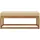 vidaXL Hocker Bank 115 x 43 x 37 cm Beige