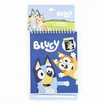 Bluey Kreativset Bluey & Bingo Kratz- & Malset – Kreativspaß für Kinder blau