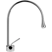 GESSI Goccia Waschtisch-Einhebelmischer Radius 125mm, Drehwinkel personalisierbar, - Kupfer
