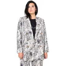 Studio Untold Blazer grau | weiß 54-56