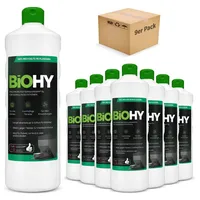 BIOHY Wischroboter Reinigungsmittel für Reinigungsstationen (9 x 1 Liter)