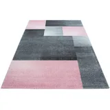 Ayyildiz Hali Webteppich Lucca Pink/Grau ca. 120x170cm