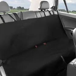Auto Rücksitzabdeckung für Tierhaare & Schmutz - Wasserabweisend, leicht zu reinigen & passend für die meisten Fahrzeuge - 130x135cm Nylon 600D Schwarz