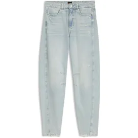 Boss Relaxed Fit Barrel Jeans aus reiner Baumwolle, Modell 'BALOON HR 1.0 Hellblau, 28