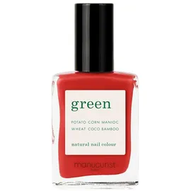 Manucurist Green Natural Nail Colour Poppy Red Farblack 15 ml
