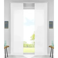 Gardinenbox 2er Set Schiebegardinen Flächenvorhänge Vorhang Gardine Schiebe HxB