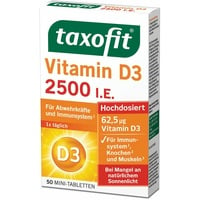 Taxofit Vitamin D3 2500 I.E Mini-Tabletten 50 St.