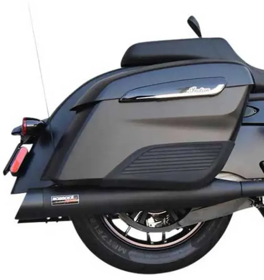 Bassani Xhaust Tru Dual B Indian Challenger Ref:8h16sb Nicht Homologiertes Vollständiges Auspuffsystem - Chorme - Not Homologated