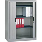 C+P Omnispace Rollladenschrank 134,5 x 100 x 42 Weißaluminium