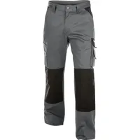 DASSY DASSY® Boston Zweifarbige Arbeitshose mit Kniepolstertaschen, zementgrau/schwarz, -