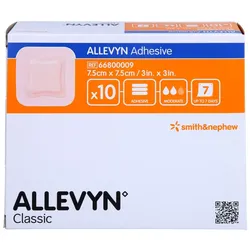 Allevyn Adhesive 7,5x7,5 Cm Haftende Wundauflage