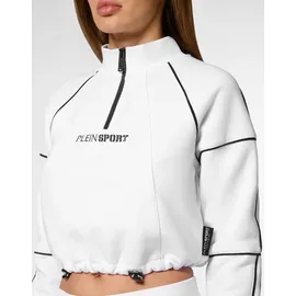 Plein Sport Yoga Sweatjacke Herren Weiß/Schwarz XL