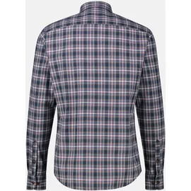 Lerros Langarmhemd »LERROS Kariertes Flanellhemd in Übergrössen