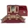 Windrose Merino Schmuckkasten 29.5 cm rot