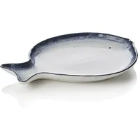 Was Fischteller 35 x 26 cm blau/weiß 3er Set