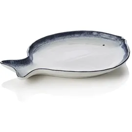 Was Fischteller 35 x 26 cm blau/weiß 3er Set