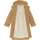 Ragwear Damen, eleganter Teddy-Fleecemantel warme lange Übergangsjacke Tedyco YOUMODO Camel Gr. XXL - XXL