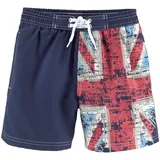 VENICE BEACH Badeshorts, elastischer Bund, mit Innenslip, mit kleiner Innentasche Venice Beach marine-bedruckt