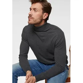 JACK & JONES Rollkragenpullover Dunkelgrau XS
