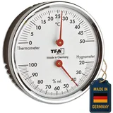 TFA Analoges Thermo-Hygrometer Silber 45.2041.42