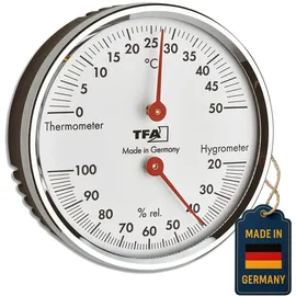 TFA Analoges Thermo-Hygrometer Silber 45.2041.42