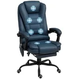 Vinsetto Massagestuhl 1-Sitzer Blau Arbeitszimmer