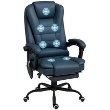 Vinsetto Massagestuhl 1-Sitzer Blau Arbeitszimmer