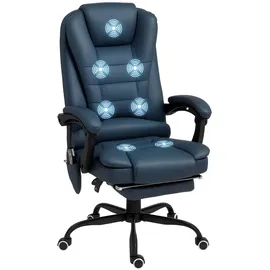 Vinsetto Massagestuhl 1-Sitzer Blau Arbeitszimmer