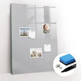 Tulup Magnettafel 70 x 100 cm Hellgrau