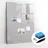Tulup Magnettafel 70 x 100 cm Hellgrau