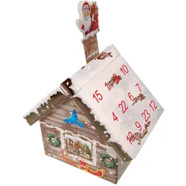 Krebs Glas Lauscha Adventskalender Baumfiguren 24-tlg. 4cm