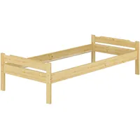 Erst-Holz Erst-Holz® Einzelbett Bettrahmen Kiefer natur 80x200 Massivholzbett Zubehör