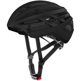 Cratoni Fahrradhelm C-Vento Helmet, Schwarz Glänzend/Matt, M