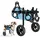 Vevor Hunderollstuhl für Hinterbeine Hundewagen 10 kg Blau S