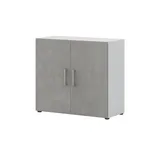 Röhr-Bush röhr Aktenschrank direct.office, 859B221000 beton, weiß 1 Fachboden 80,0 x 33,5 x 72,0 cm