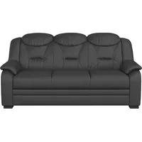 3-Sitzer COTTA "Marcus", grau (fango), B:189cm H:99cm T:99cm, 64% Polyurethan, 25% Polyester, 11% Baumwolle, Sofas, Bequemer 3-Sitzer in klassischem Design mit hoher Rückenlehne