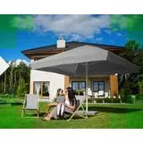 Sonnenschirm 4m / Marktschirm 4m inkl. Ständer und Platten von Lukip!