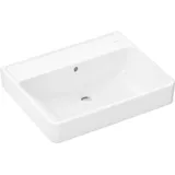 Hansgrohe Xanuia Q Waschtisch ohne Hahnloch, mit Überlauf, SmartClean, weiß,