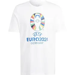 ADIDAS Herren Fanshirt Official Emblem, WHITE, M
