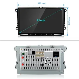 junsun Android Autoradio 4+64GB für VW Golf 7/Passat/Tiguan/Jetta/Polo/Beetle